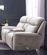 Artemia Light Taupe Power Reclining Sofa & Loveseat by Furniture of America at Eve Furniture