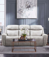 Artemia Light Taupe Power Reclining Sofa & Loveseat by Furniture of America at Eve Furniture
