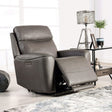 Artemia Gray Power Recliner by Furniture of America at Eve Furniture