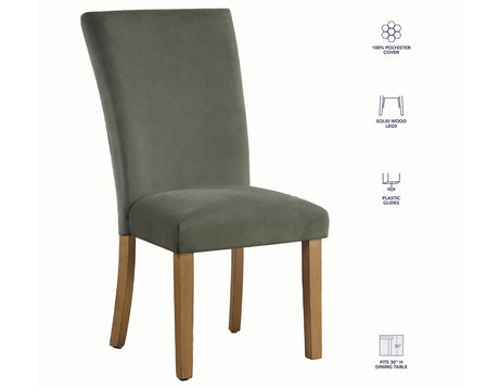Artemis 70″ Rect White Marble Table, Tan Finish w/4 Green Velvet Chairs by Steve Silver at Eve Furniture