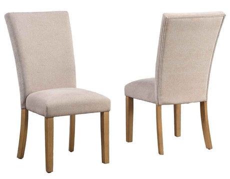 Artemis Beige Chenille Side Chair by Steve Silver at Eve Furniture