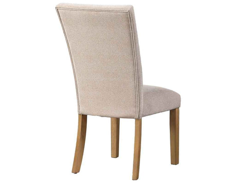 Artemis Beige Chenille Side Chair by Steve Silver at Eve Furniture