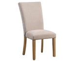 Artemis Beige Chenille Side Chair