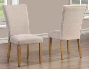 Artemis Beige Chenille Side Chair by Steve Silver at Eve Furniture