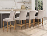 Artemis Beige Chenille Velvet 24″ Counter Stool by Steve Silver at Eve Furniture