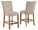 Artemis Beige Chenille Velvet 24″ Counter Stool by Steve Silver at Eve Furniture