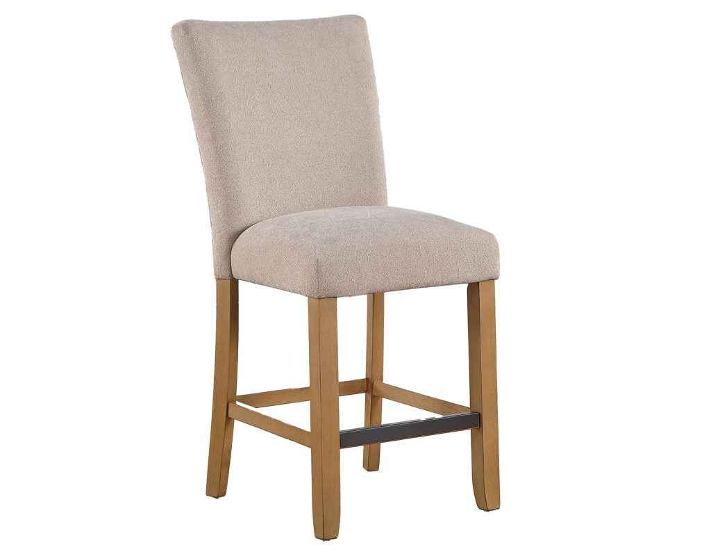 Artemis Beige Chenille Velvet 24″ Counter Stool by Steve Silver at Eve Furniture