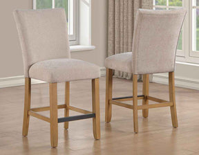 Artemis Beige Chenille Velvet 24″ Counter Stool by Steve Silver at Eve Furniture