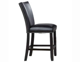 Artemis Black Vegan Leather 24″ Counter Stool by Steve Silver at Eve Furniture