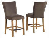 Artemis Brown Velvet 24″ Counter Stool by Steve Silver at Eve Furniture