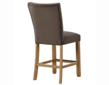 Artemis Brown Velvet 24″ Counter Stool by Steve Silver at Eve Furniture