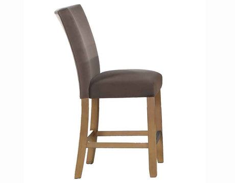Artemis Brown Velvet 24″ Counter Stool by Steve Silver at Eve Furniture