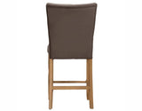 Artemis Brown Velvet 24″ Counter Stool