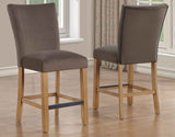 Artemis Brown Velvet 24″ Counter Stool by Steve Silver at Eve Furniture
