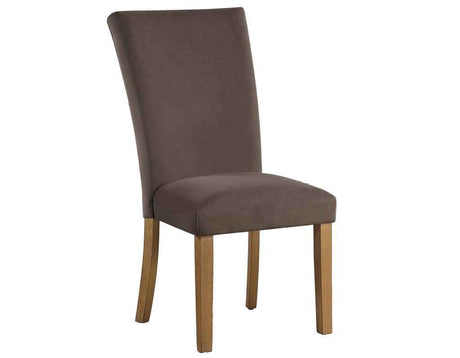 Artemis Brown Velvet Side Chair by Steve Silver at Eve Furniture