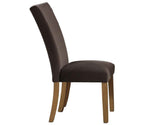 Artemis Brown Velvet Side Chair by Steve Silver at Eve Furniture