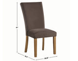 Artemis Brown Velvet Side Chair by Steve Silver at Eve Furniture
