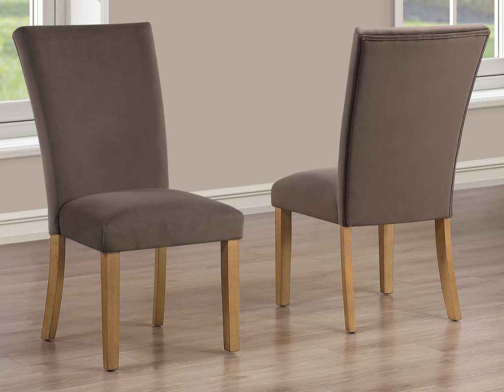 Artemis Brown Velvet Side Chair by Steve Silver at Eve Furniture