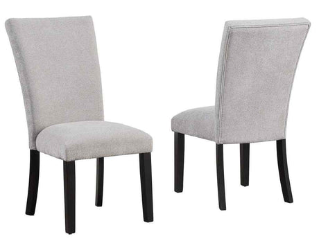 Artemis Gray Chenille Side Chair by Steve Silver at Eve Furniture