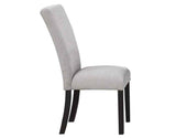 Artemis Gray Chenille Side Chair by Steve Silver at Eve Furniture