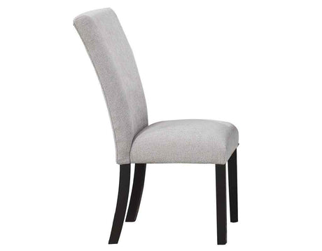 Artemis Gray Chenille Side Chair by Steve Silver at Eve Furniture