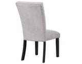 Artemis Gray Chenille Side Chair by Steve Silver at Eve Furniture