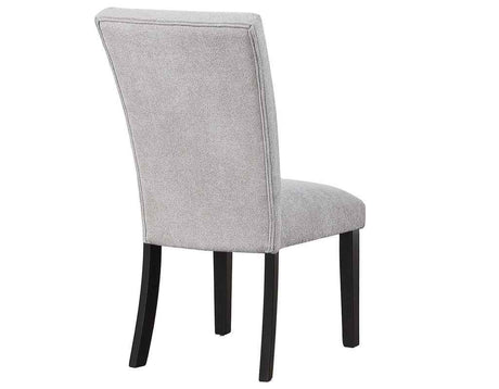 Artemis Gray Chenille Side Chair by Steve Silver at Eve Furniture