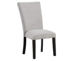 Artemis Gray Chenille Side Chair