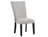 Artemis Gray Chenille Side Chair