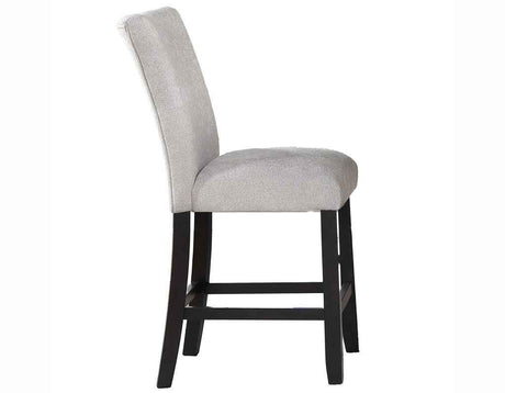 Artemis Gray Chenille Velvet 24″ Counter Stool by Steve Silver at Eve Furniture
