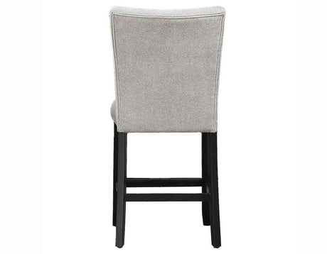 Artemis Gray Chenille Velvet 24″ Counter Stool by Steve Silver at Eve Furniture
