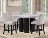 Artemis Gray Chenille Velvet 24″ Counter Stool by Steve Silver at Eve Furniture