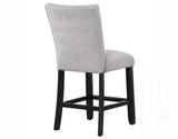 Artemis Gray Chenille Velvet 24″ Counter Stool by Steve Silver at Eve Furniture