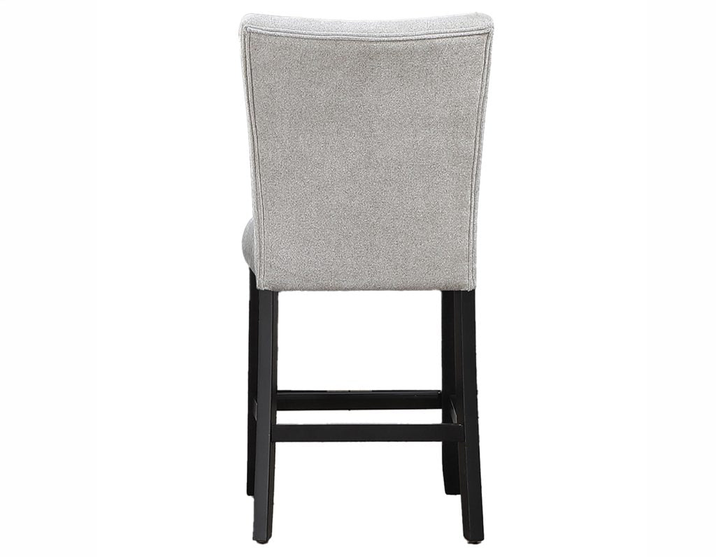 Artemis Gray Chenille Velvet 24″ Counter Stool by Steve Silver at Eve Furniture
