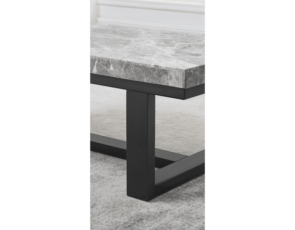 Artemis Gray Marble Top Sofa Table by Steve Silver at Eve Furniture