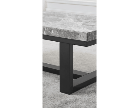 Artemis Gray Marble Top Sofa Table by Steve Silver at Eve Furniture
