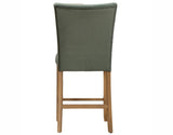 Artemis Green Velvet 24″ Counter Stool by Steve Silver at Eve Furniture