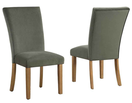 Artemis Green Velvet Side Chair by Steve Silver at Eve Furniture