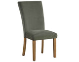 Artemis Green Velvet Side Chair by Steve Silver at Eve Furniture