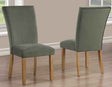 Artemis Green Velvet Side Chair by Steve Silver at Eve Furniture