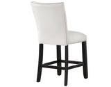 Artemis White Vegan Leather 24″ Counter Stool