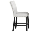Artemis White Vegan Leather 24″ Counter Stool