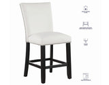 Artemis White Vegan Leather 24″ Counter Stool