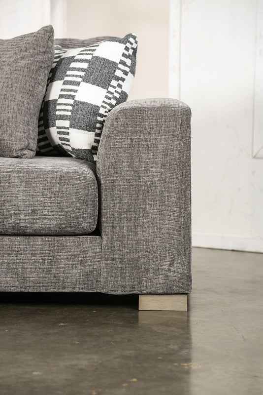 Artesia Charcoal Gray Sectional by Furniture of America at Eve Furniture