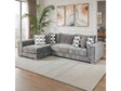 Artesia Charcoal Gray Sectional by Furniture of America at Eve Furniture