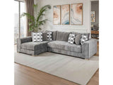 Artesia Charcoal Gray Sectional by Furniture of America at Eve Furniture