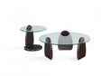 Artesia Coffee Table and End Table in Dark Walnut (set of 2) by Manhattan Comfort at Eve Furniture