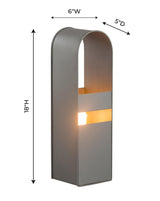 Arther Grey Tall Table Lamp by TOV Furniture at Eve Furniture