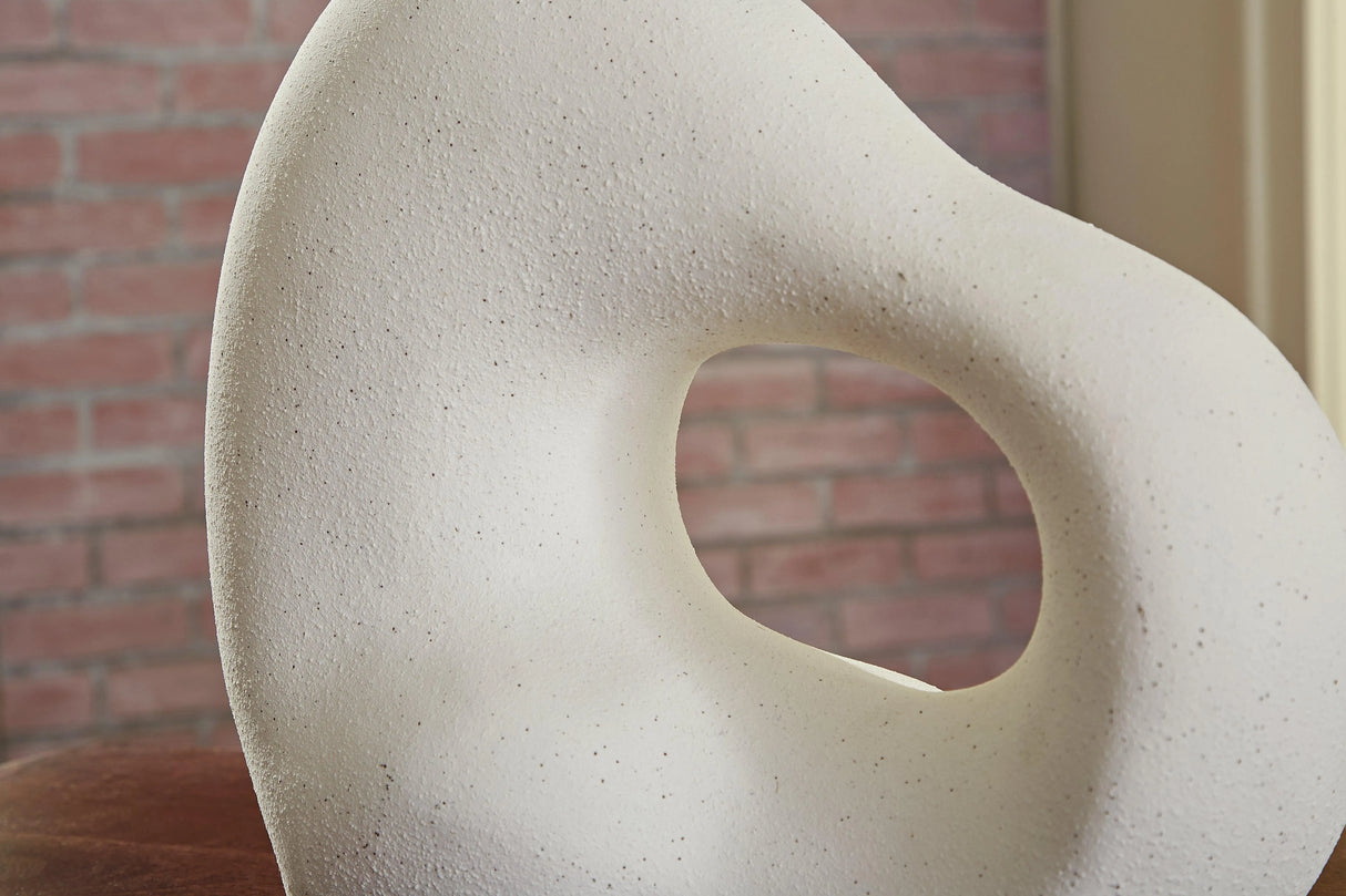 Arthrow Off White Sculpture by Ashley at Eve Furniture