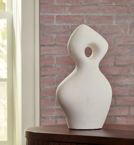 Arthrow Off White Sculpture by Ashley at Eve Furniture